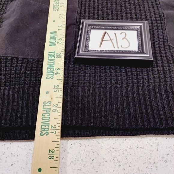 Banana Republic Wool Blend Mock Neck Sweater Tunic front Pockets Waffle Knit S - Picture 7 of 10